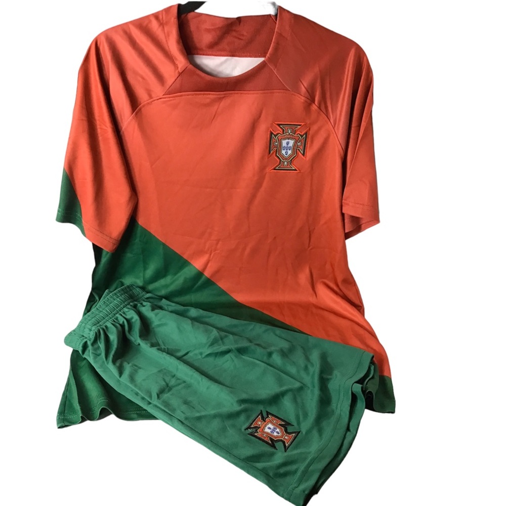 💙❤️ PORTUGAL Soccer Jersey + Short Size XL